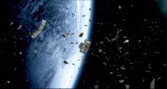 Космическая «липучка» займется вылавливаем мусора в космосе
